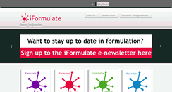 Desktop Screenshot of iformulate.biz